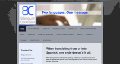 Desktop Screenshot of bilingualconexion.com